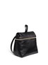 Front View - Click To Enlarge - KARA - Pebbled leather backpack