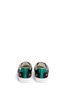 Back View - Click To Enlarge - GUCCI - Bee and star embroidery leather sneakers