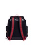 Detail View - Click To Enlarge - GUCCI - Tiger and slogan embroidered techno canvas backpack