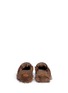 Back View - Click To Enlarge - GUCCI - Princetown' snake embroidered kangaroo fur leather slide loafers