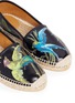 Detail View - Click To Enlarge - GUCCI - 'Shanghai Tropical' floral print leather espadrilles