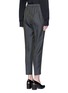 Back View - Click To Enlarge - DRIES VAN NOTEN - 'Palmira' metallic jacquard elastic waist pants