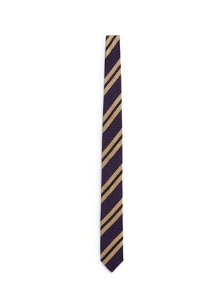 Main View - Click To Enlarge - DRIES VAN NOTEN - Regimental stripe silk tie