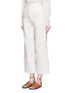 Front View - Click To Enlarge - RACHEL COMEY - 'Legion' raw edge cuff wide leg jeans