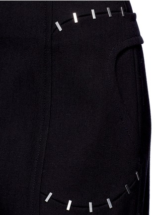Detail View - Click To Enlarge - 3.1 PHILLIP LIM - Stapled pocket A-line skirt