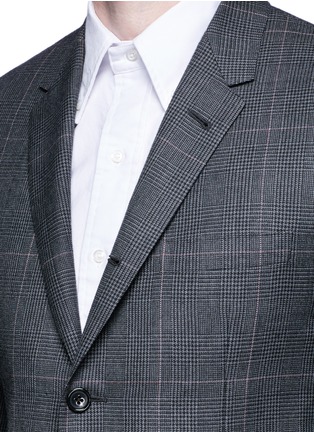 Detail View - Click To Enlarge - THOM BROWNE  - Glen plaid hairline overcheck wool suit