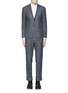 Main View - Click To Enlarge - THOM BROWNE  - Glen plaid hairline overcheck wool suit