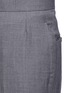 Detail View - Click To Enlarge - THOM BROWNE  - Super 120s wool shorts