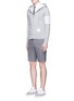 Figure View - Click To Enlarge - THOM BROWNE  - Super 120s wool shorts