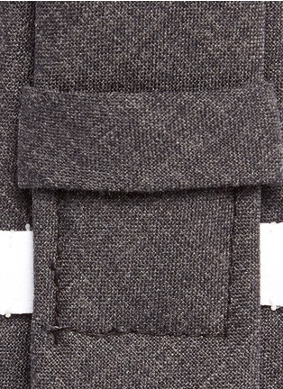 Detail View - Click To Enlarge - THOM BROWNE  - Wool tie