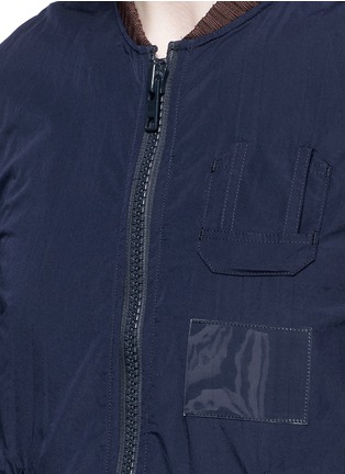 Detail View - Click To Enlarge - KOLOR - Shirred seam military jacket