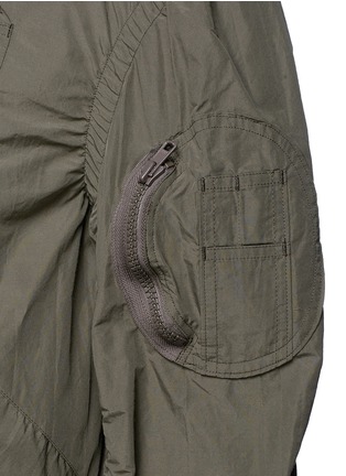Detail View - Click To Enlarge - KOLOR - Shirred seam military jacket