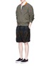 Figure View - Click To Enlarge - KOLOR - Shirred seam military jacket