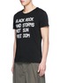 Front View - Click To Enlarge - SCOTCH & SODA - 'Rocker' slogan print T-shirt