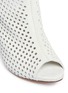 Detail View - Click To Enlarge - PEDRO GARCIA  - 'Sofia' perforated suede sandal booties