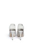 Back View - Click To Enlarge - PEDRO GARCIA  - 'Sofia' perforated suede sandal booties