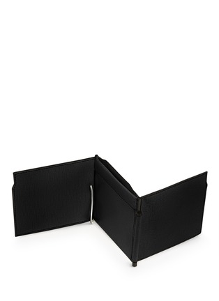Figure View - Click To Enlarge - VALEXTRA - 'Grip Spring' leather wallet
