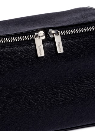 Detail View - Click To Enlarge - VALEXTRA - Fold out leather travel pouch