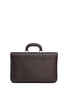 Back View - Click To Enlarge - GIORGIO ARMANI BAGS - Saffiano leather flap front briefcase