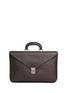 Main View - Click To Enlarge - GIORGIO ARMANI BAGS - Saffiano leather flap front briefcase