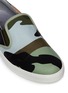 Detail View - Click To Enlarge - VALENTINO GARAVANI - Camouflage print patchwork skate slip-ons