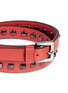 Detail View - Click To Enlarge - VALENTINO GARAVANI - 'Mini Rockstud' double wrap leather bracelet