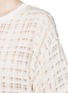 Detail View - Click To Enlarge - 3.1 PHILLIP LIM - Textured grid cropped boxy T-shirt