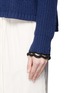 Detail View - Click To Enlarge - 3.1 PHILLIP LIM - Crochet trim cuff wool-cotton sweater