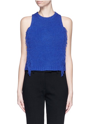 Main View - Click To Enlarge - 3.1 PHILLIP LIM - Fringe knit tank top