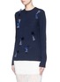 Front View - Click To Enlarge - 3.1 PHILLIP LIM - Fringe embellished wool-yak-cashmere sweater