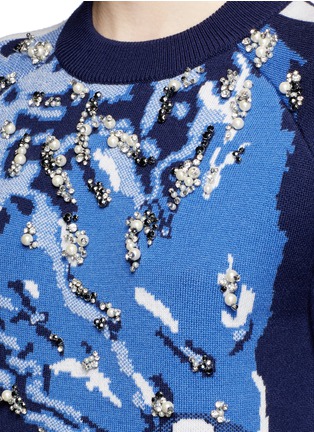 Detail View - Click To Enlarge - 3.1 PHILLIP LIM - Mountain skier intarsia embellished wool sweater