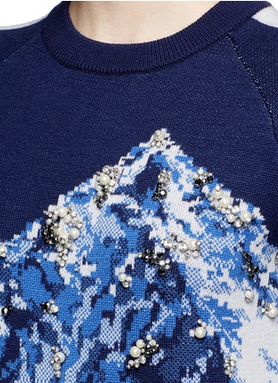 Detail View - Click To Enlarge - 3.1 PHILLIP LIM - Mountain intarsia embellished wool sweater