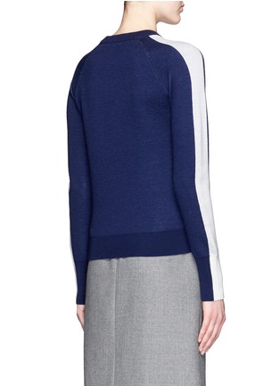 Back View - Click To Enlarge - 3.1 PHILLIP LIM - Mountain intarsia embellished wool sweater