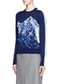 Front View - Click To Enlarge - 3.1 PHILLIP LIM - Mountain intarsia embellished wool sweater