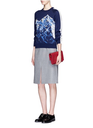Figure View - Click To Enlarge - 3.1 PHILLIP LIM - Mountain intarsia embellished wool sweater