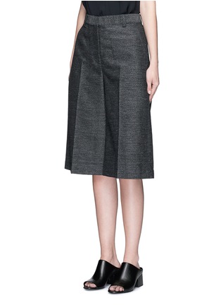 Front View - Click To Enlarge - 3.1 PHILLIP LIM - Wool-linen culottes