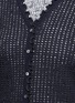 Detail View - Click To Enlarge - 3.1 PHILLIP LIM - Shrunken eyelet knit wool cardigan