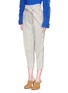 Front View - Click To Enlarge - 3.1 PHILLIP LIM - Paper bag stripe cropped pants