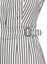Detail View - Click To Enlarge - 3.1 PHILLIP LIM - Stripe cutout back zip front dress
