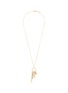 Main View - Click To Enlarge - CHLOÉ - 'Harlow' mix charm brass necklace