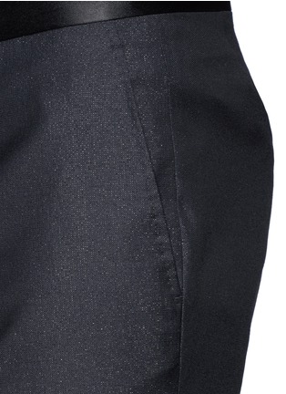 Detail View - Click To Enlarge - LANVIN - Shimmery wool-blend pants