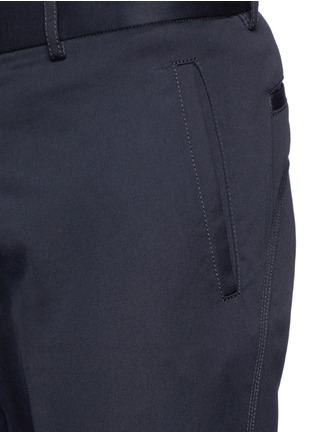 Detail View - Click To Enlarge - LANVIN - Zip cuff biker pants