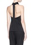 Back View - Click To Enlarge - JASON WU - Keyhole front sateen crepe halter neck top