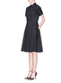 Figure View - Click To Enlarge - JASON WU - Box pleat cotton poplin shirt dress