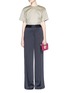 Figure View - Click To Enlarge - JASON WU - Felted cashmere T-shirt