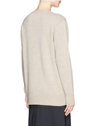 Back View - Click To Enlarge - JASON WU - Cashmere mélange V-neck sweater
