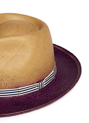 Detail View - Click To Enlarge - MY BOB - 'City Overdyed' ombré panama hat