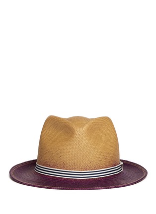 Main View - Click To Enlarge - MY BOB - 'City Overdyed' ombré panama hat