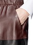 Detail View - Click To Enlarge - VINCE - Colourblock leather skirt