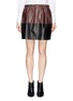 Main View - Click To Enlarge - VINCE - Colourblock leather skirt